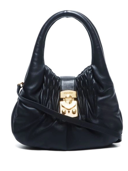 Miu 2000 Miu Women matelasse handbag two-way 0309